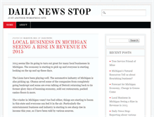 Tablet Screenshot of dailynewsstop.com